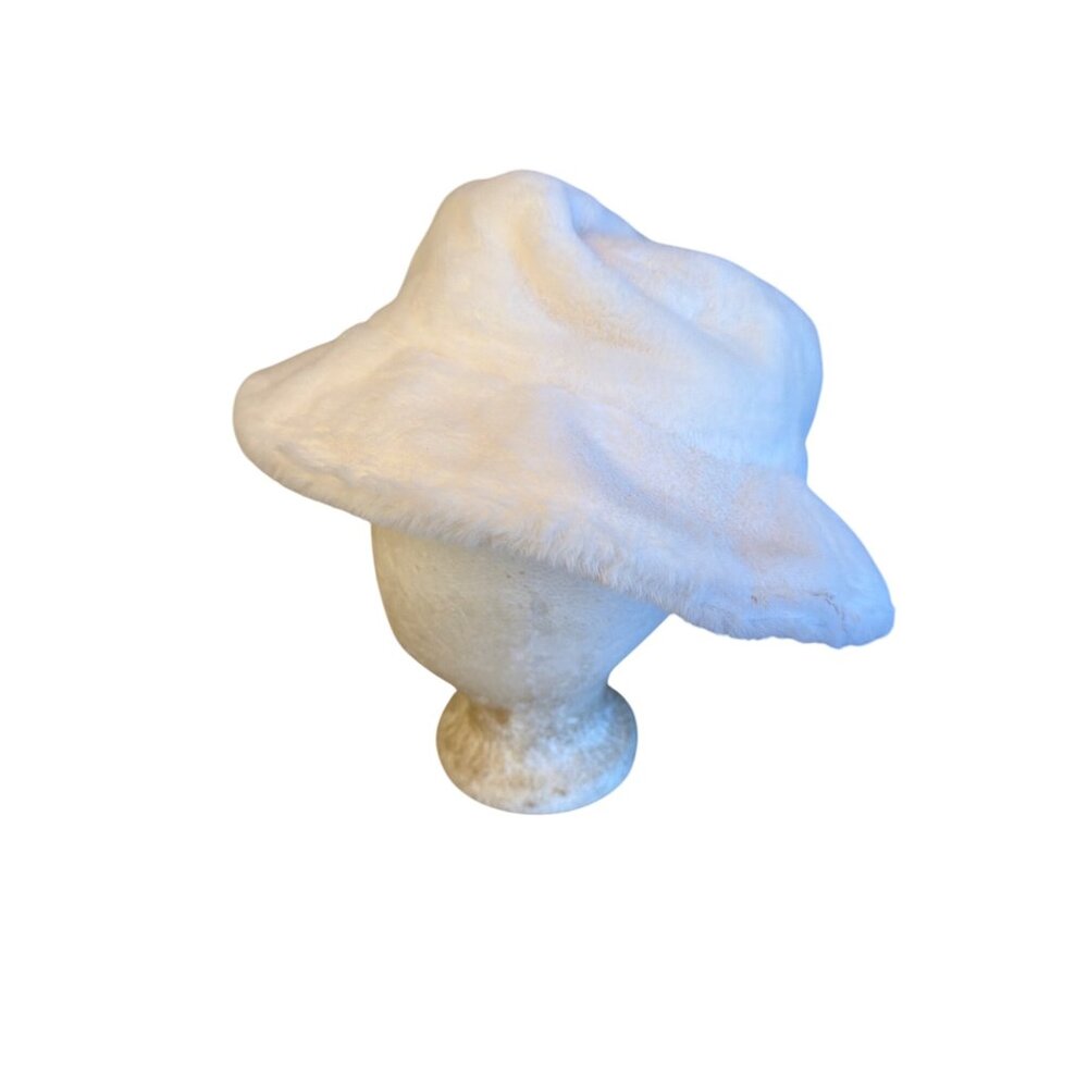 Soft Plush Faux Fur Bucket Hat With Cozy Sherpa Lining One Size‎ Sprigs